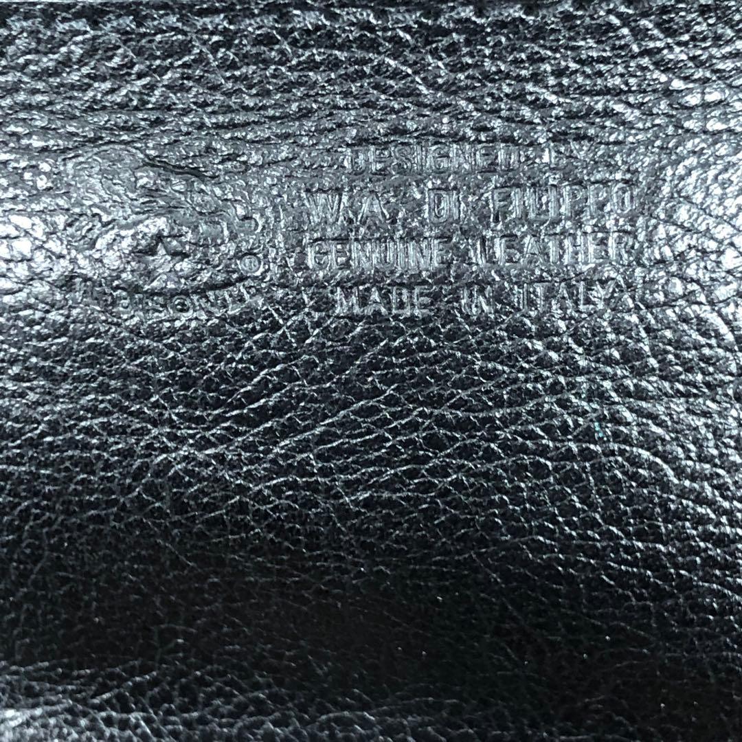 イルビソンテ ウエストポーチ ウエストバック レザー ブラック