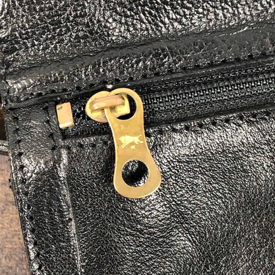 イルビソンテ ウエストポーチ ウエストバック レザー ブラック