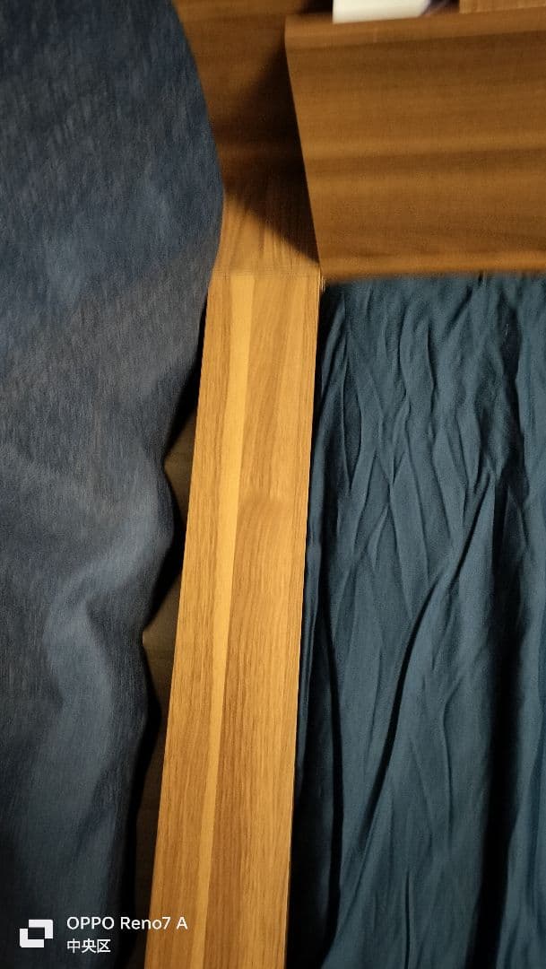 値下げ交渉OKーダークブラウン ダブルベッドフレーム