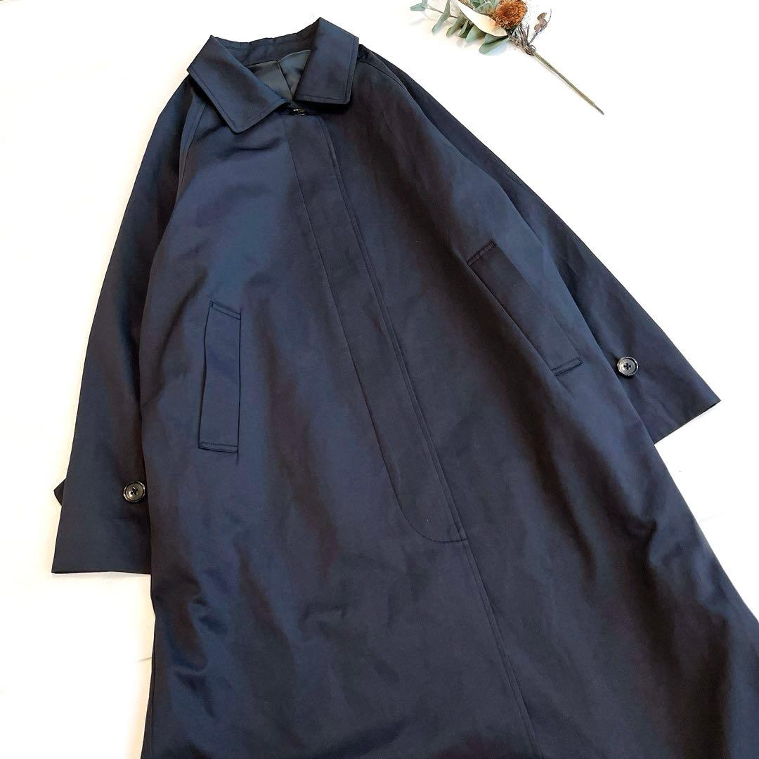 RIVE DROITE(リヴドロワ) オーバーステンカラーコート　ネイビー