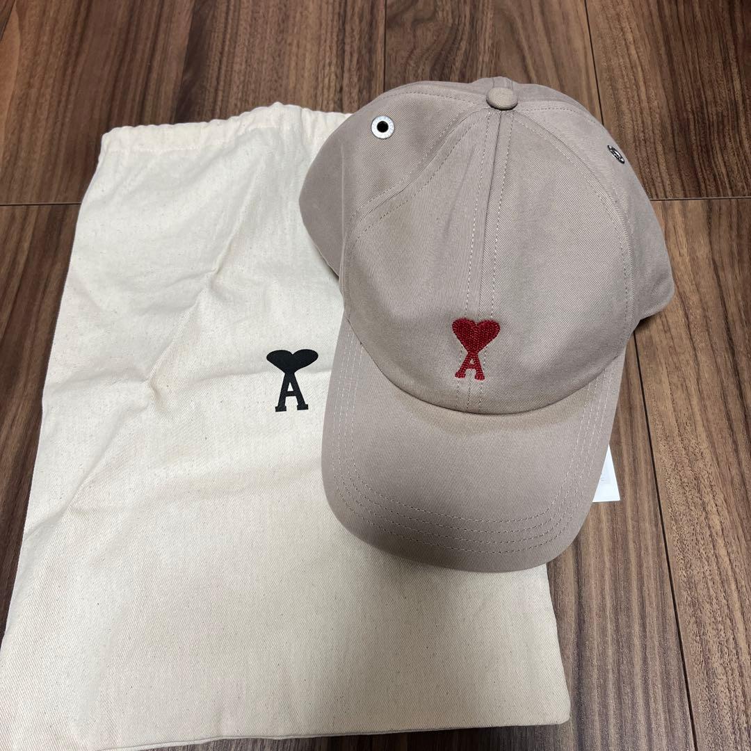 アミパリス キャップ ハート刺繍