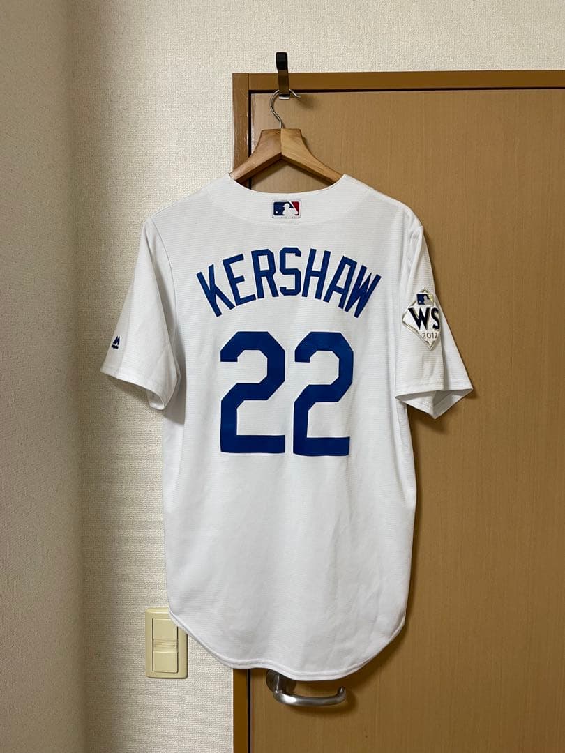 【値下げ】ドジャース　クレイトン・カーショウ　レプリカユニフォーム　2017WS