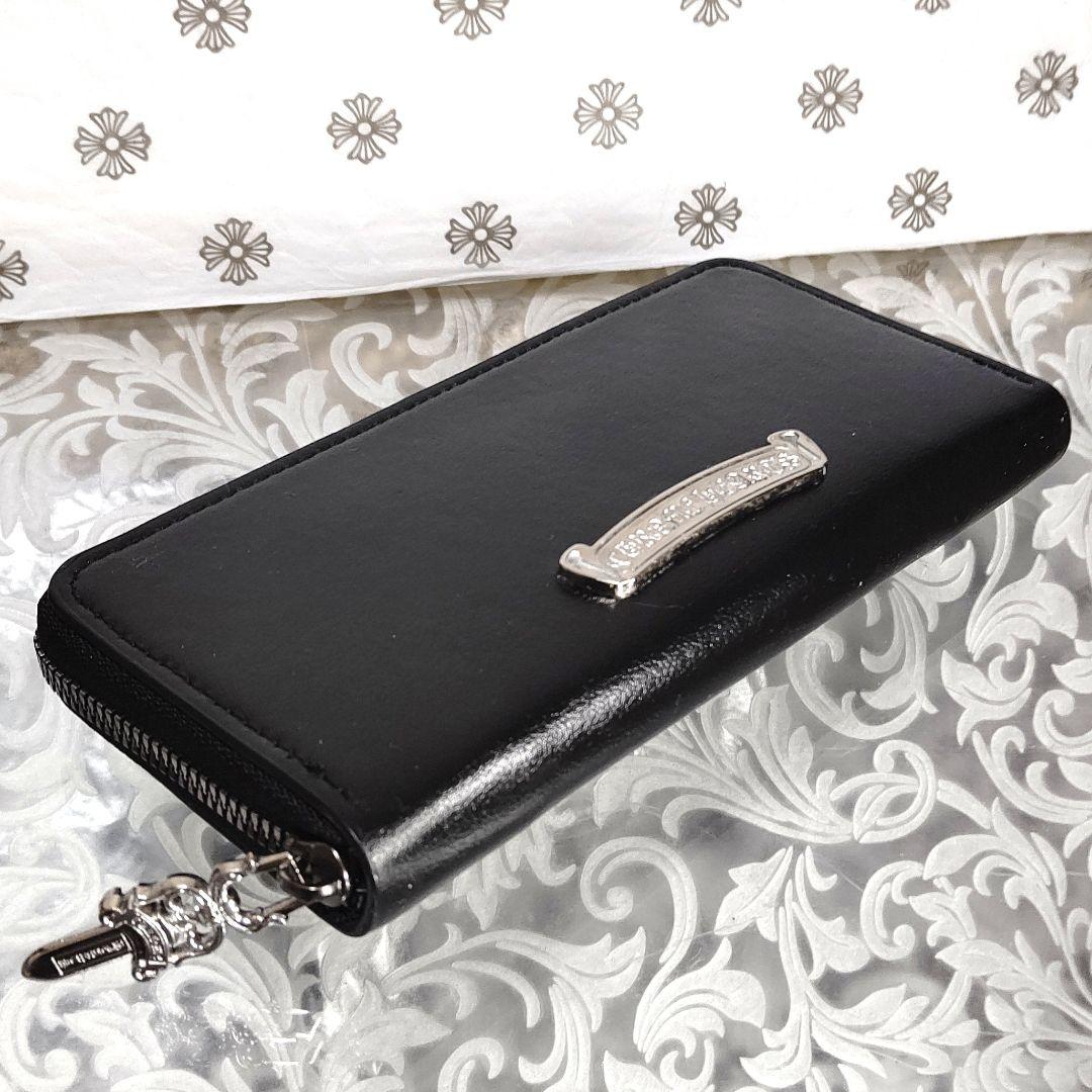 本革セメタリークロス レザー ロングウォレット / ラウンドファスナー長財布