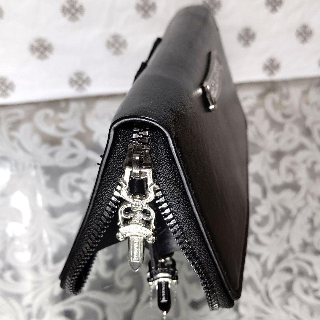 本革セメタリークロス レザー ロングウォレット / ラウンドファスナー長財布