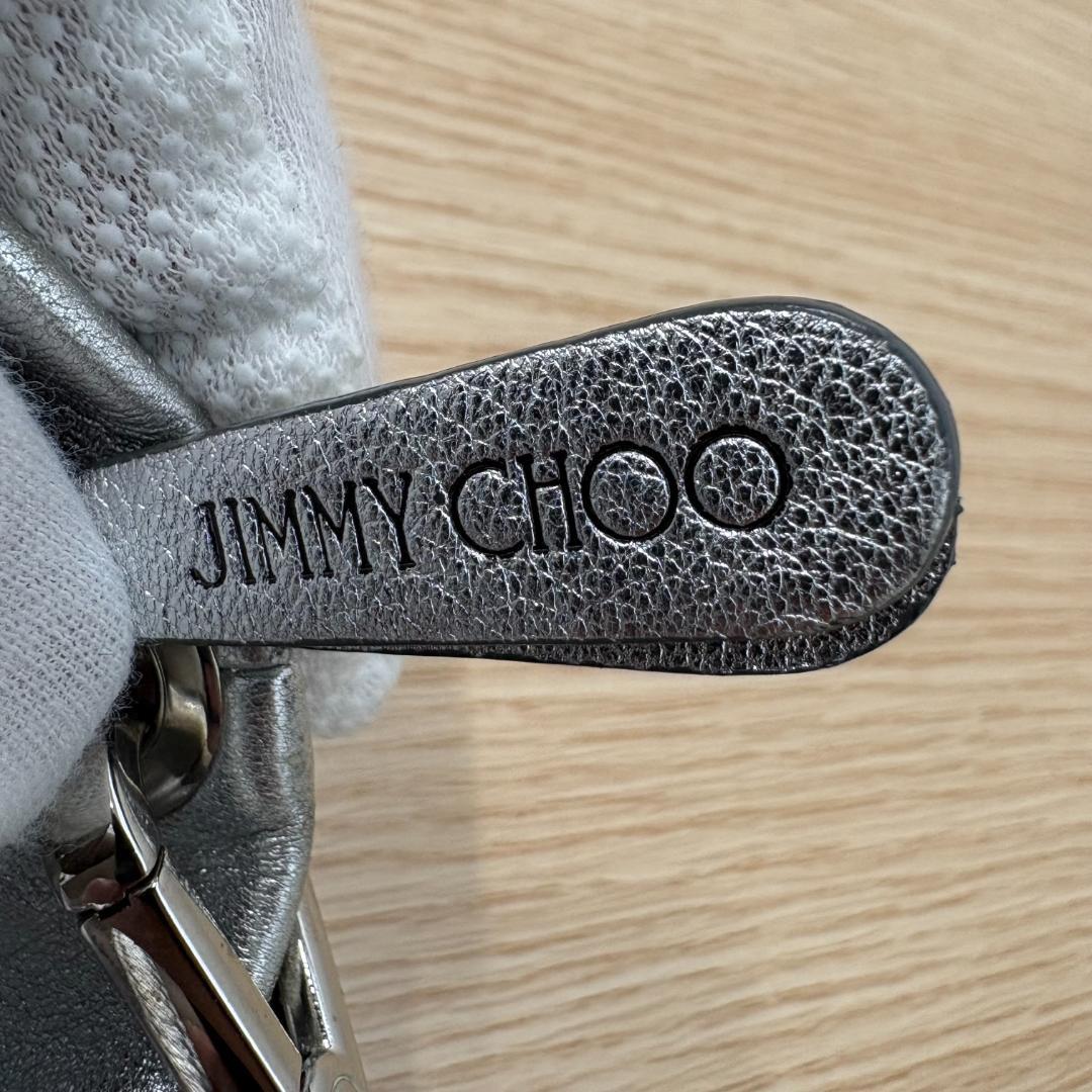 JIMMY CHOO ジミーチュウ トートバッグ 2way ショルダー シルバー