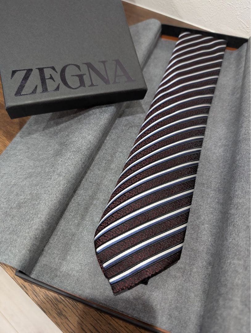 Ermenegildo Zegna ネクタイ　新品未使用　シルク100%