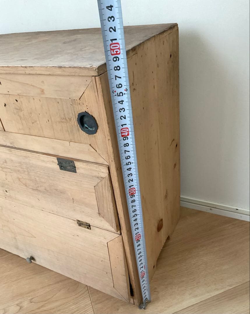 パタパタ箪笥　古家具　下駄箱　アンティーク　収納　横幅約53cm 高さ約49cm