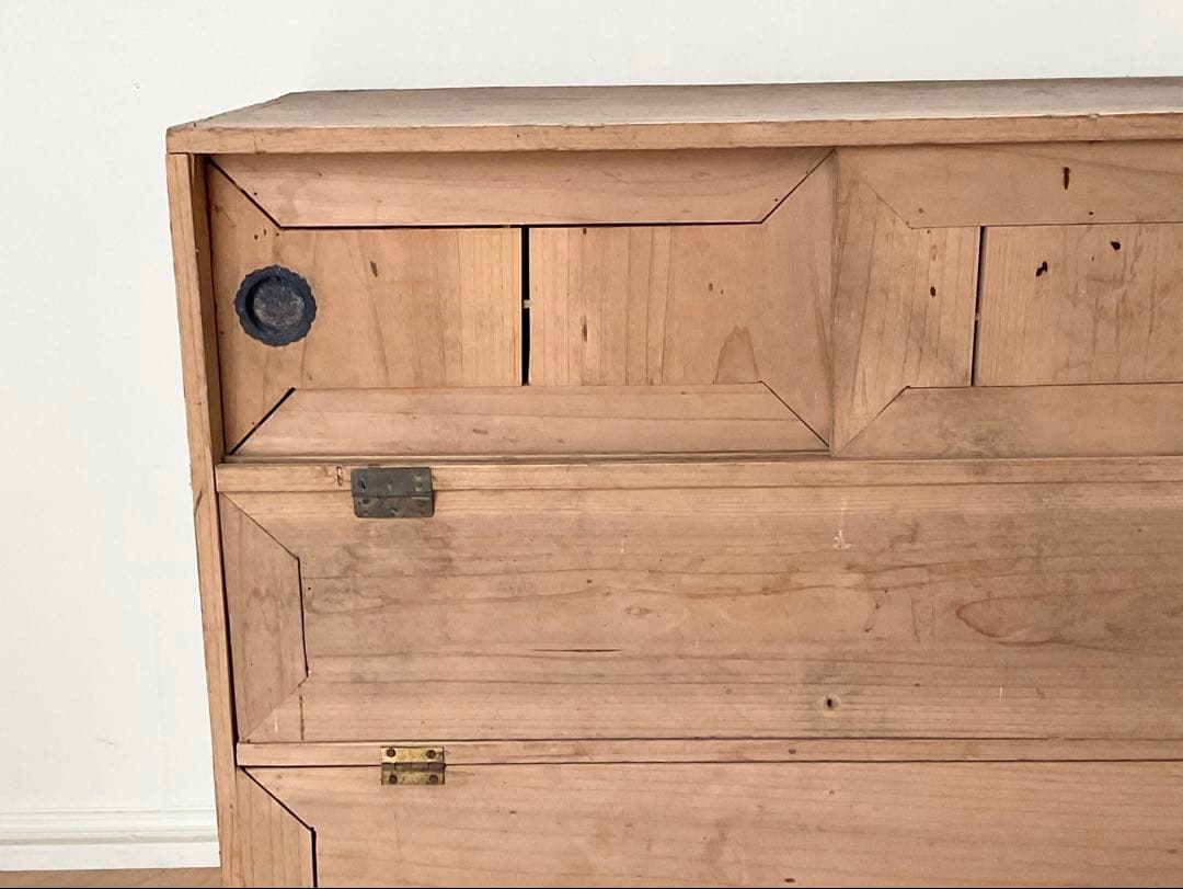 パタパタ箪笥　古家具　下駄箱　アンティーク　収納　横幅約53cm 高さ約49cm