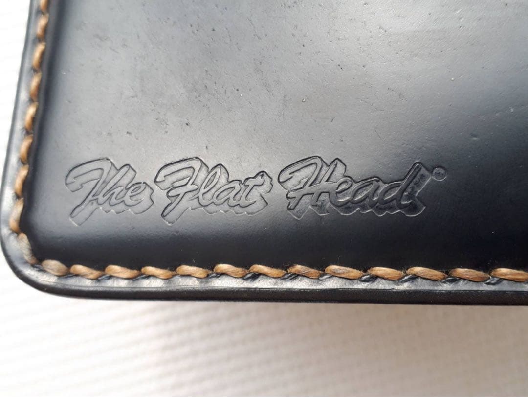 最終※フラットヘッド 最高級 コードバン レザー 925 コンチョ ウォレット