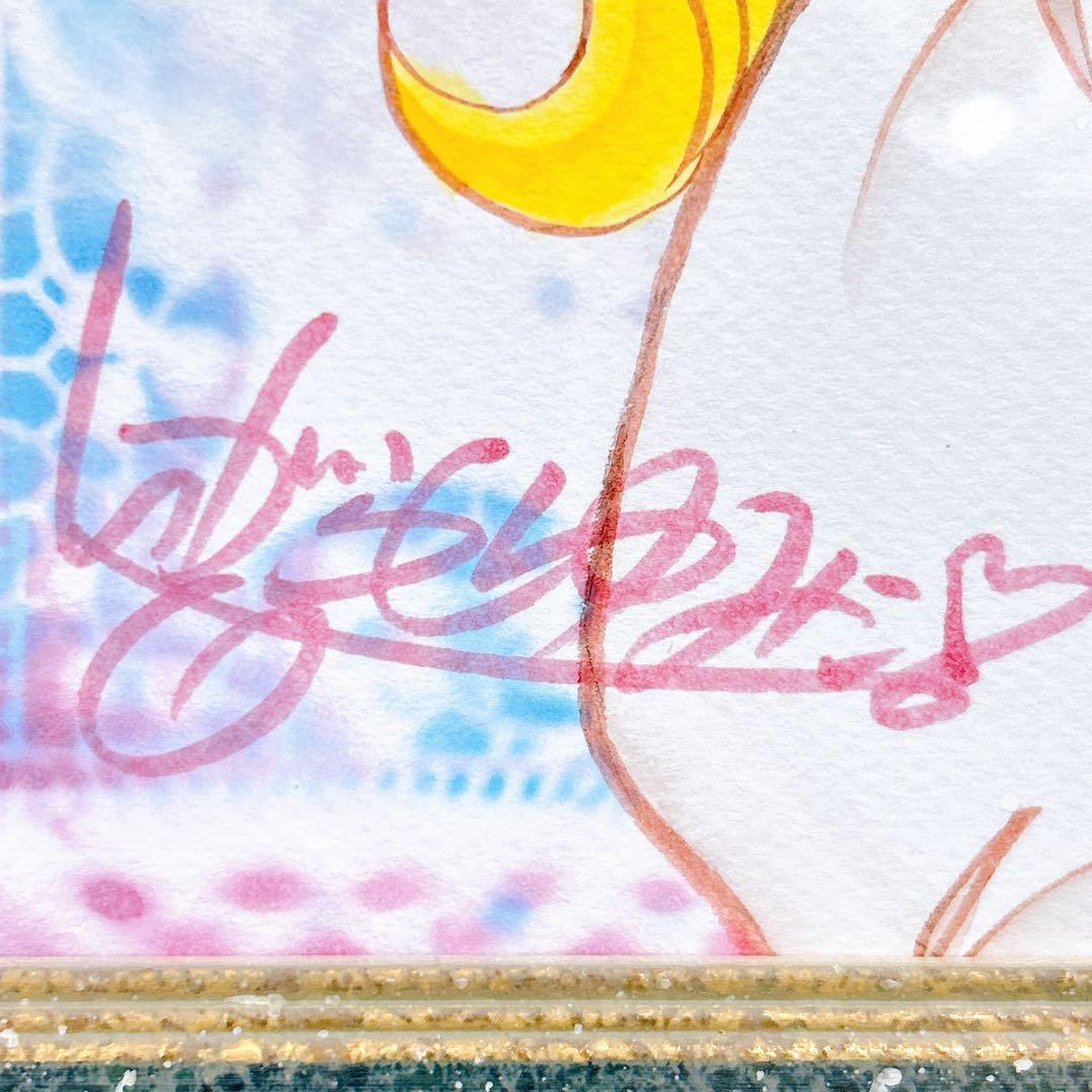 12SAM8【美品】いがらしゆみこ マーガレットブーケ サイン入り