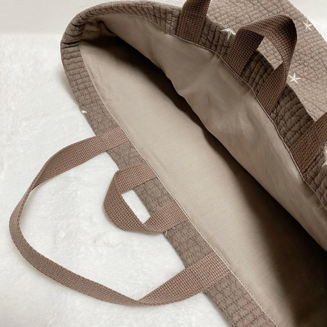 〈専用〉レッスンバッグ　刺繍入りヌビ　ムーンスター