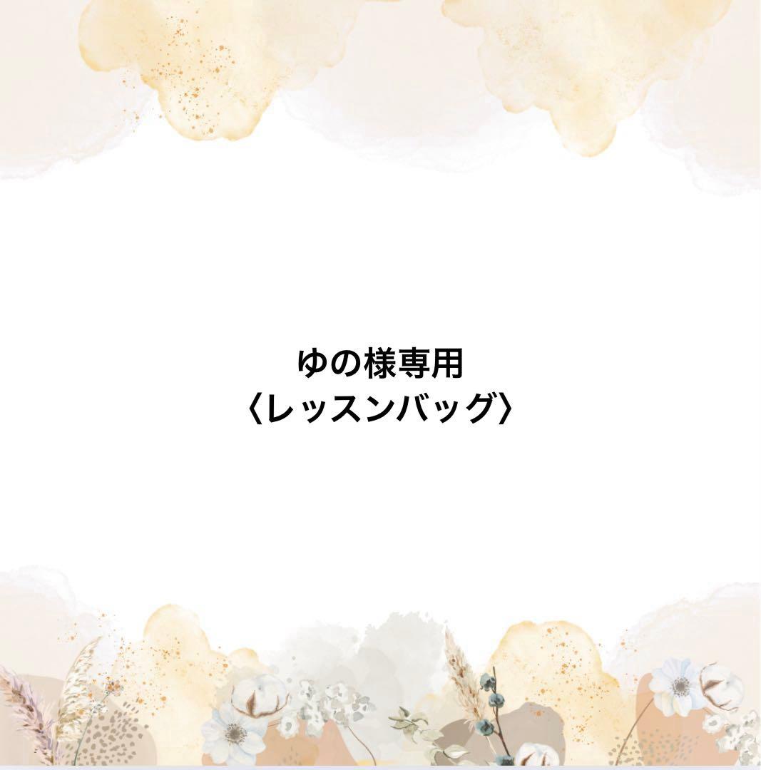 〈専用〉レッスンバッグ　刺繍入りヌビ　ムーンスター