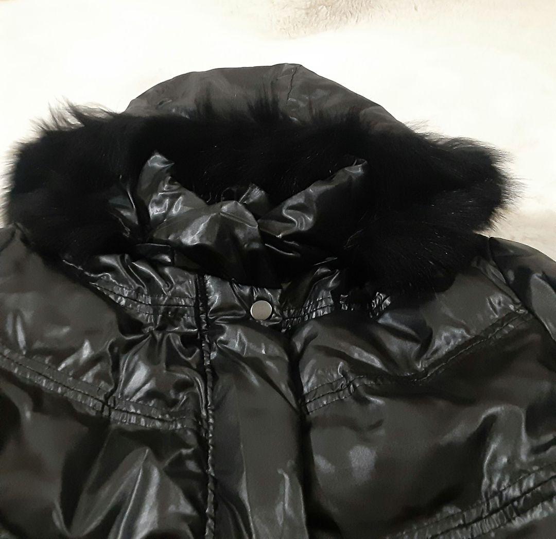 タグ付き新品　大きいサイズLL　ブルーフォックス　ダウンコート　黒　三越デパート