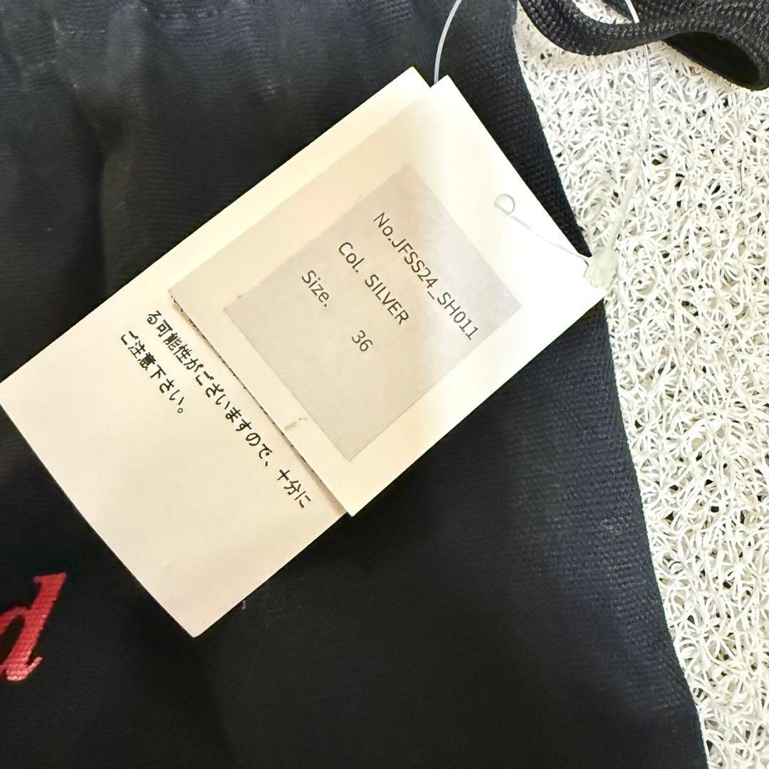 Jannyfax シルバー プラットフォームシューズ 36新品