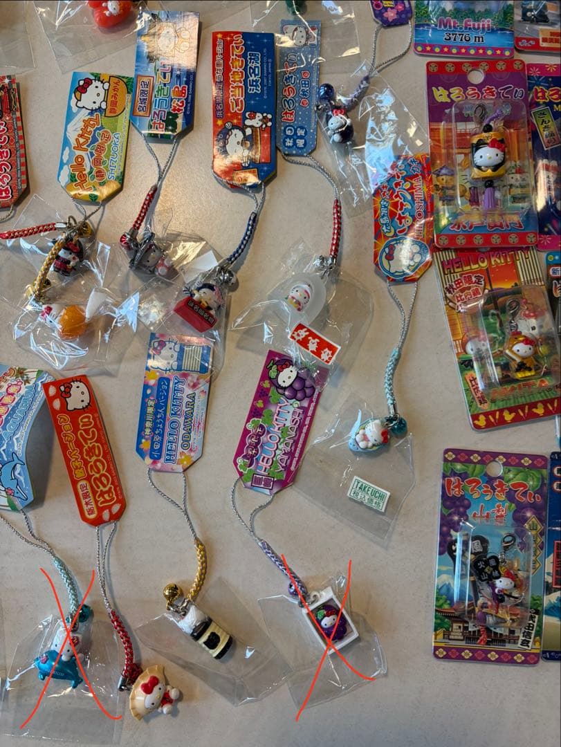 新品未使用　廃盤　希少　ご当地ハローキティ セット 50個セット　まとめ売り