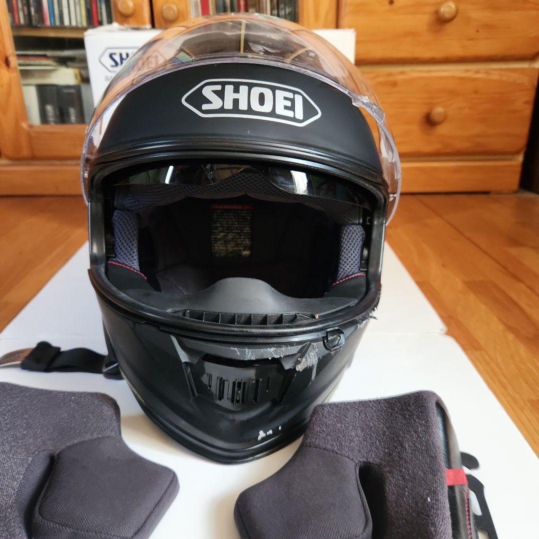 SHOEI フルフェイスヘルメット 黒　ジャンク品 返品不可