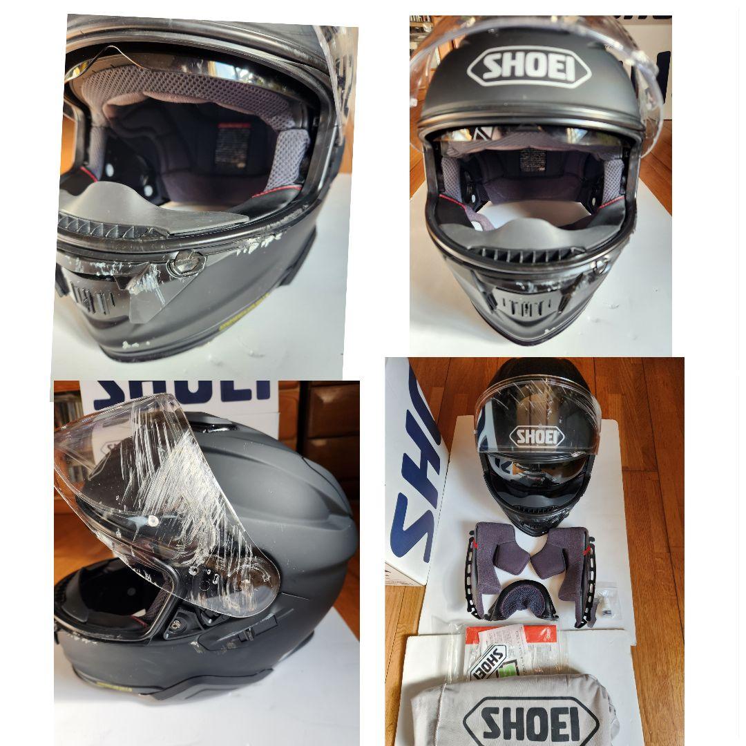 SHOEI フルフェイスヘルメット 黒　ジャンク品 返品不可