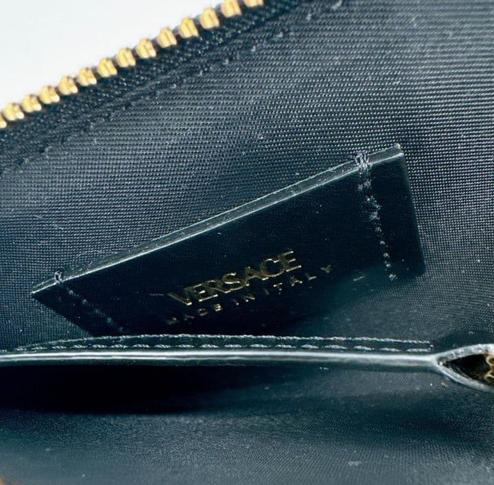 【SACHI】ヴェルサーチ ケース メデューサ カードケース 本革