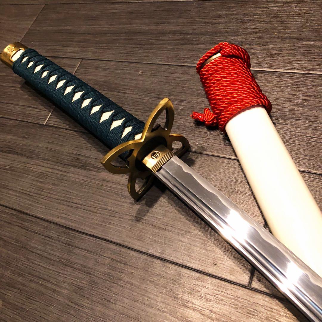 模造刀　刀　タシギ　時雨　白拵え　鬼滅　胡蝶　日輪刀　ワンピース