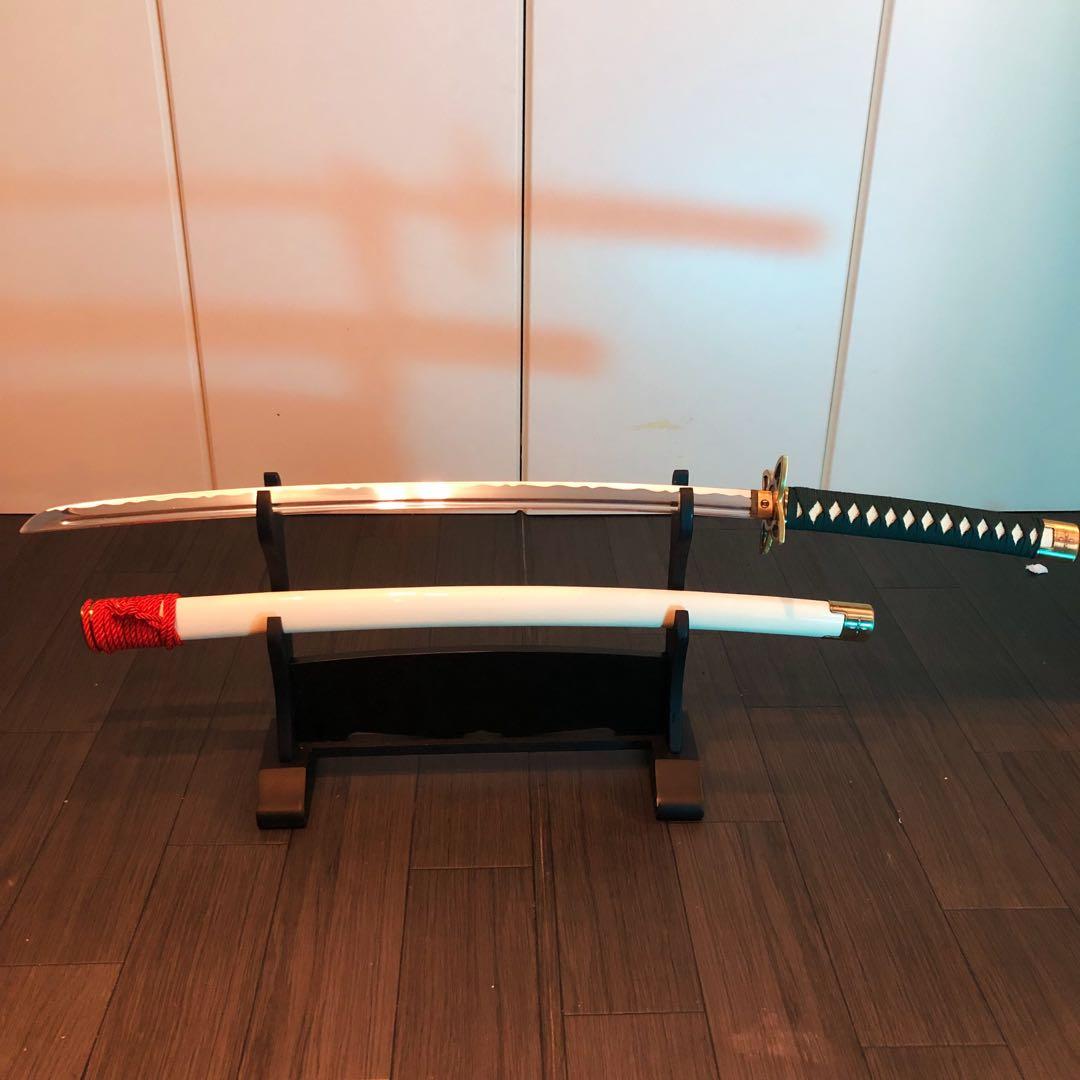 模造刀　刀　タシギ　時雨　白拵え　鬼滅　胡蝶　日輪刀　ワンピース