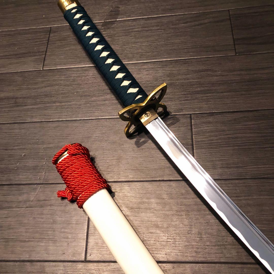 模造刀　刀　タシギ　時雨　白拵え　鬼滅　胡蝶　日輪刀　ワンピース