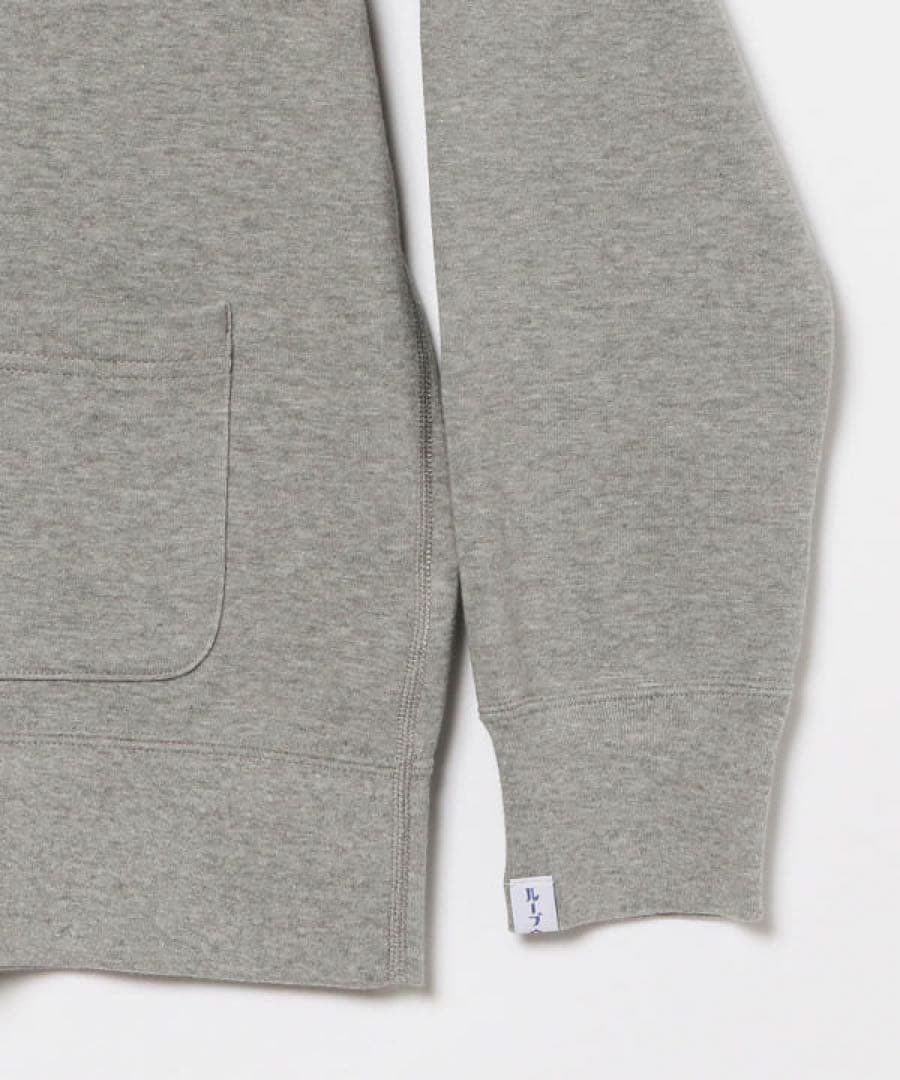 LOOPWHEELER BEAMS 別注スウェットカーディガン ネイビー L