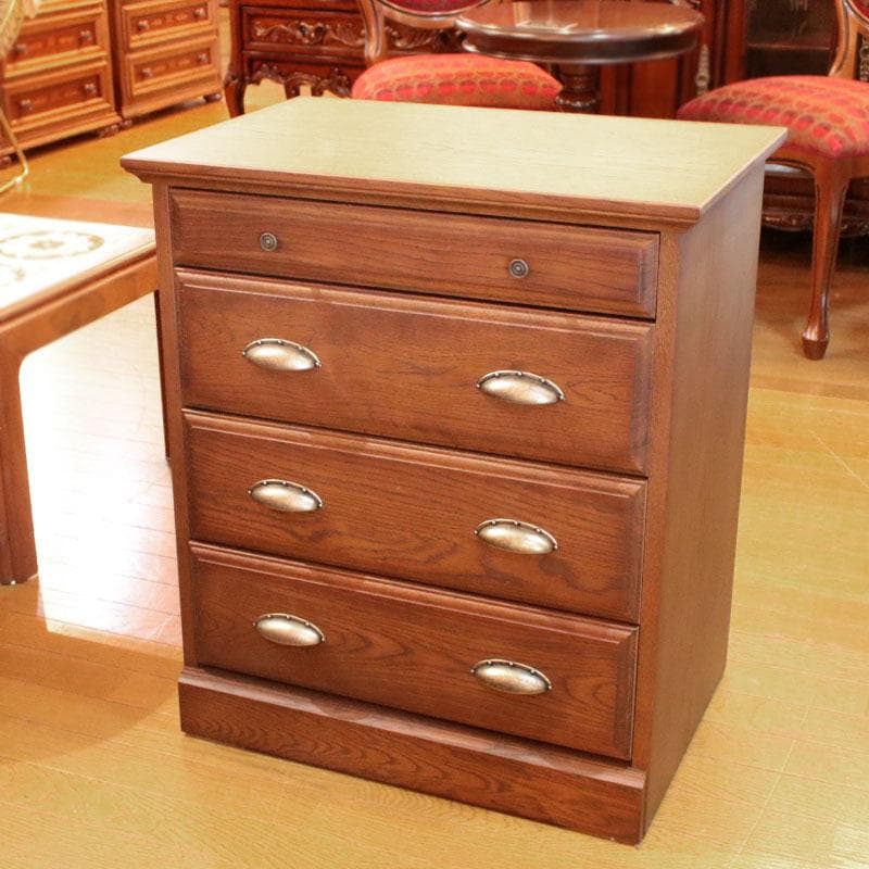 木製チェスト 4段引出 ナチュラル シンプルクラシック 699-857