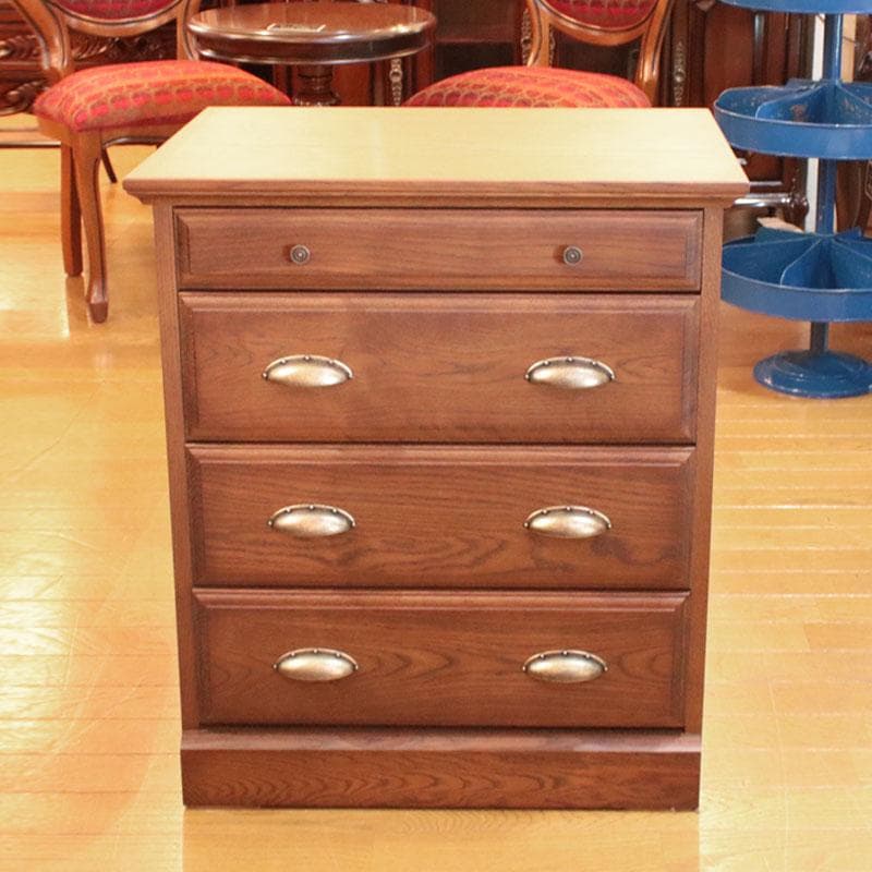木製チェスト 4段引出 ナチュラル シンプルクラシック 699-857