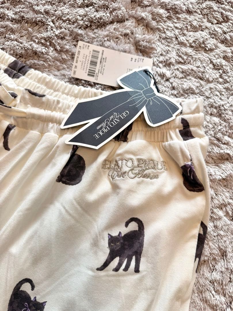 [新品国内正規品]ジェラピケ　CAT猫総柄上下ルームウェア