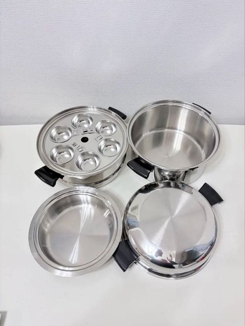 美品　アムウェイ　クイーンクック21ピース鍋セット