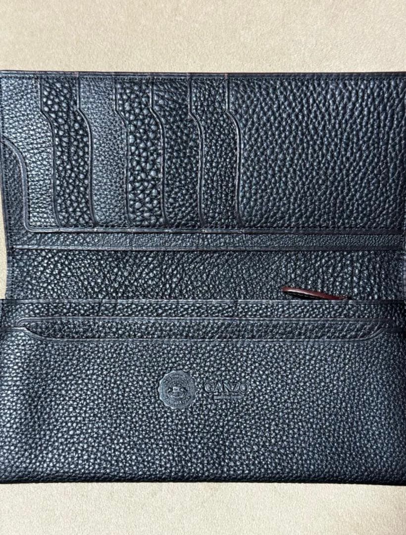 GANZO ガンゾ フレンチカーフ ロングウォレット ブラック 新品 本物