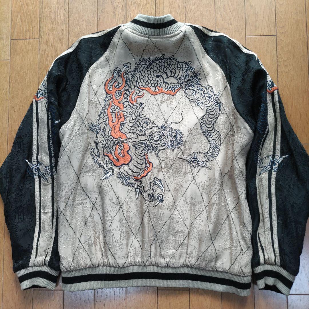 花旅楽団 スカジャンドラゴン リバーシブル ヴィンテージ