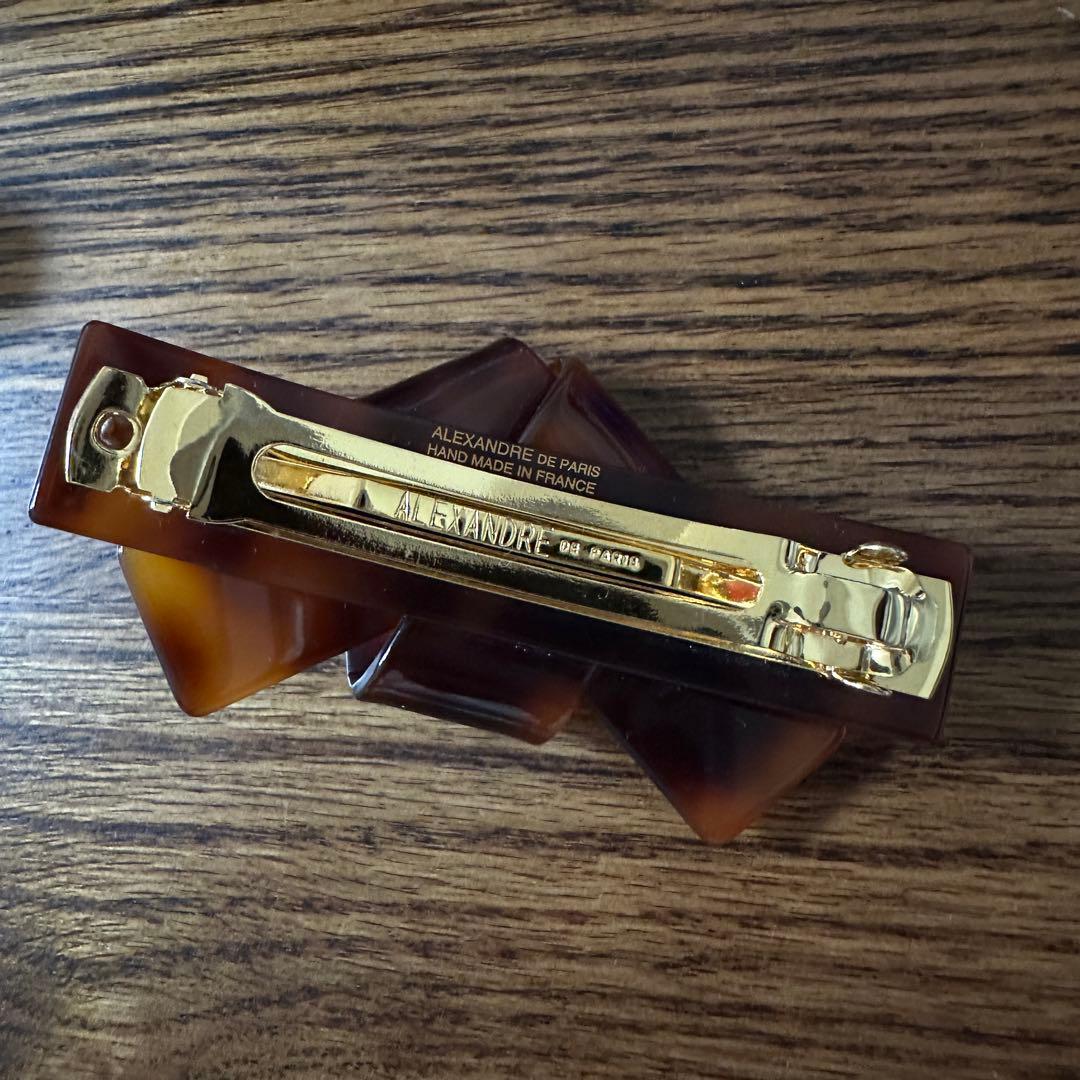 アレクサンドル　ループリボン　バレッタ