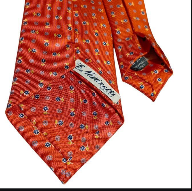 E.Marinella マリネッラ イタリア製 ナポリ オレンジ