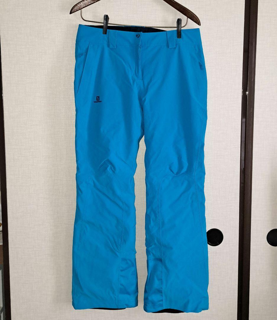 Salomon スキーウェア パンツ　レディース　スカイブルー