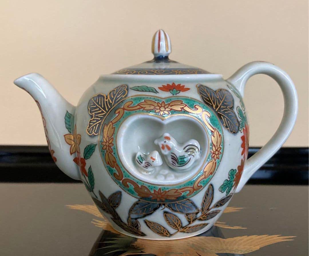 有田焼波佐見焼林九郎窯古伊万里窓鶏調味料揃 薬味入 楊枝入 醤油差小皿調味料揃え