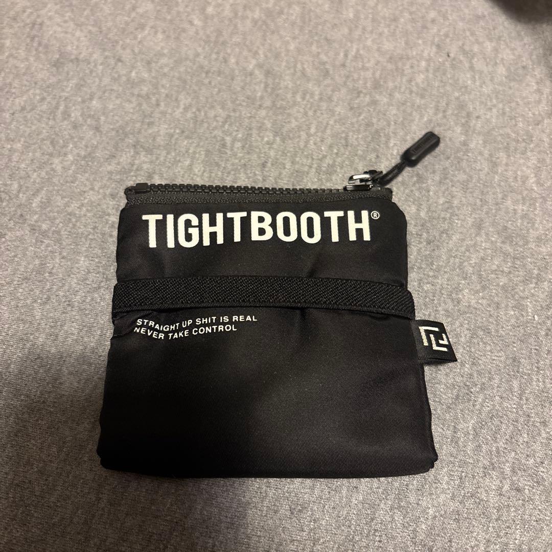 【美品】タイトブース ナイロン コンパクト 財布 ウォレット 黒