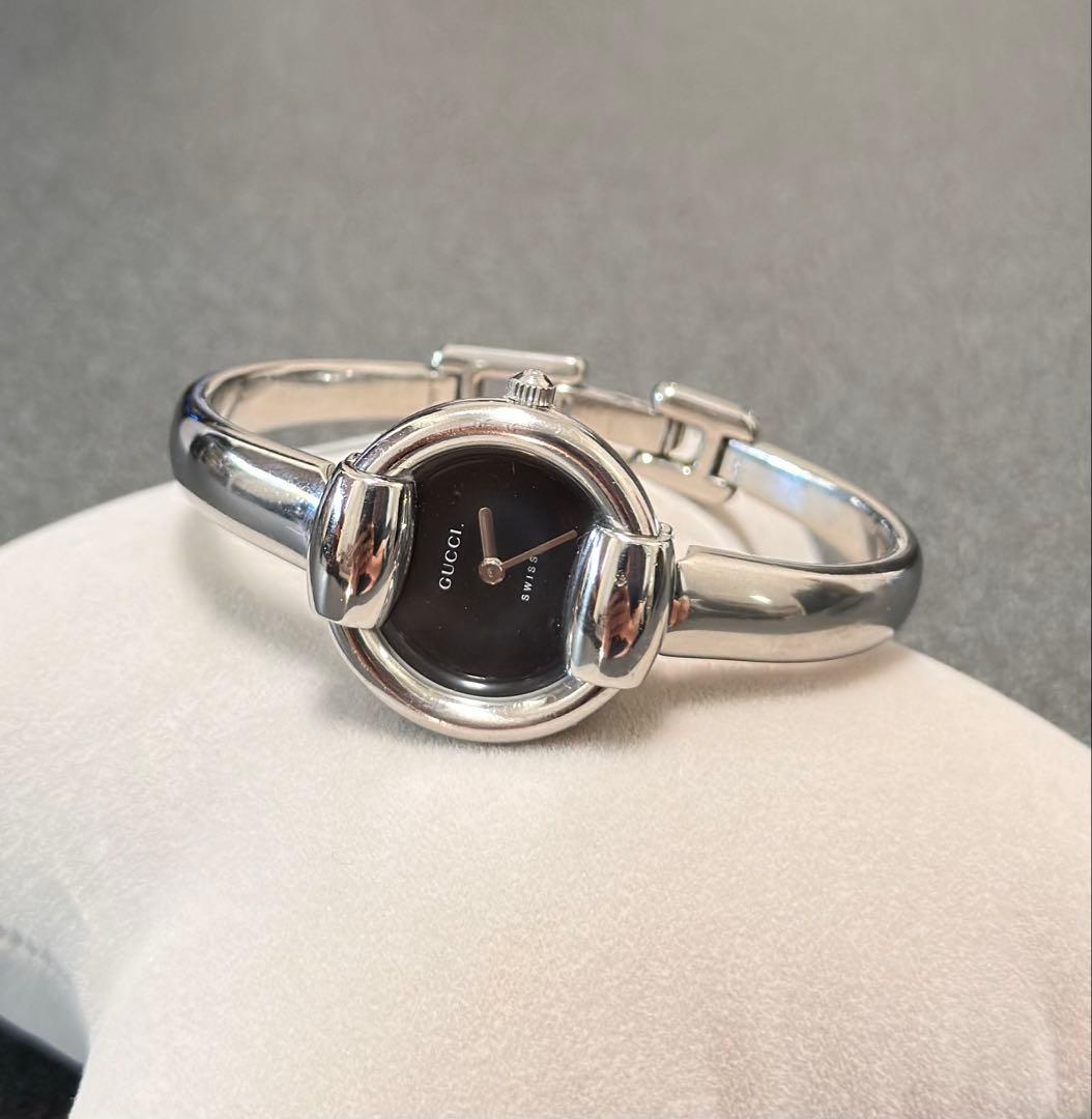 稼働品　グッチ GUCCI レディース腕時計 1400L シルバー