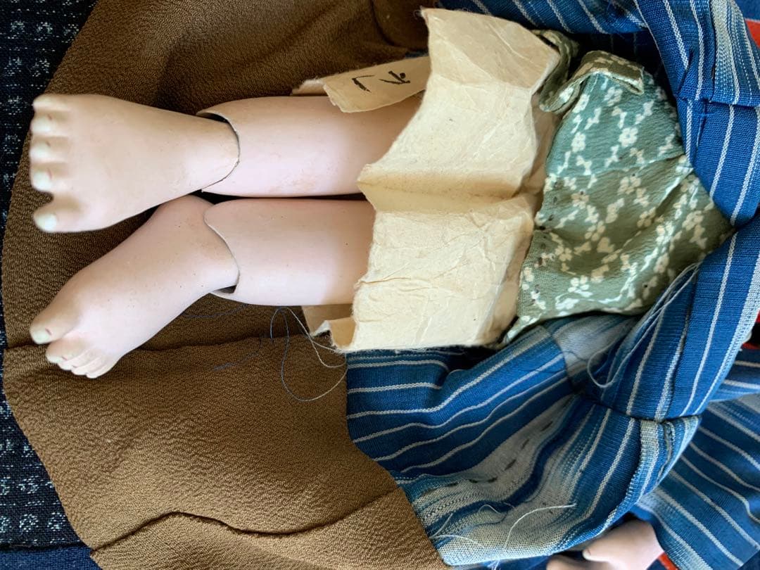 明治時代　市松人形　③ アンティーク　骨董