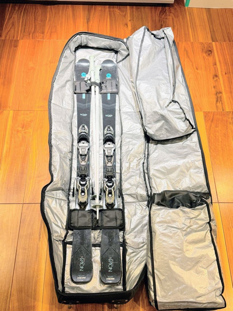 美品　ロシニョール NOVA6 スキー板セット142cm