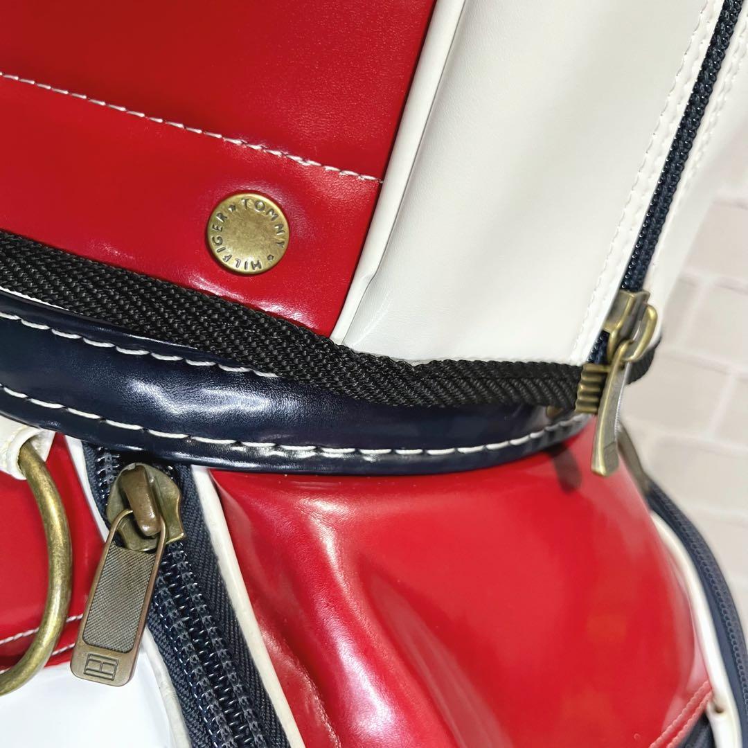 美品 入手困難 トミーヒルフィガー キャディバッグ 9.5型 男女兼用 オシャレ