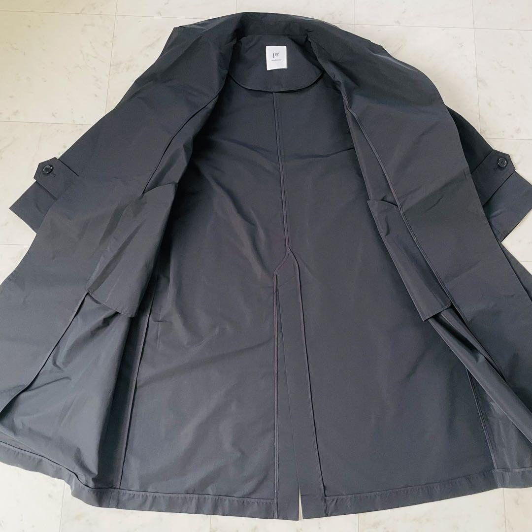 極美品✨24AW✨プルミエアロンディスモン タフタコート ブラック 定価10万