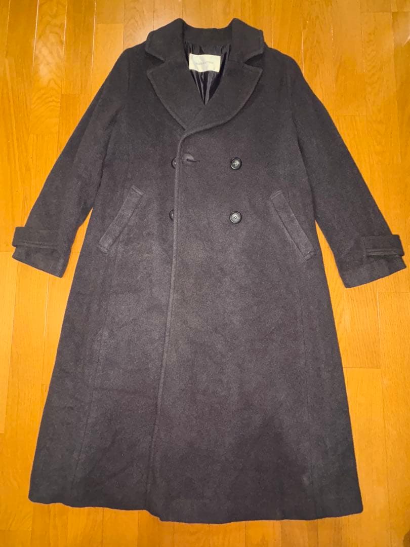 ナチュラルビューティーベーシック　ビッグカラーダブルチェスターコート　サイズPS