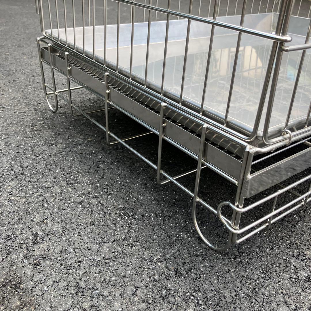 ハチコウ ステンレスケージＬ−ＳＯＰ 長面扉780mm×550mm×H680mm