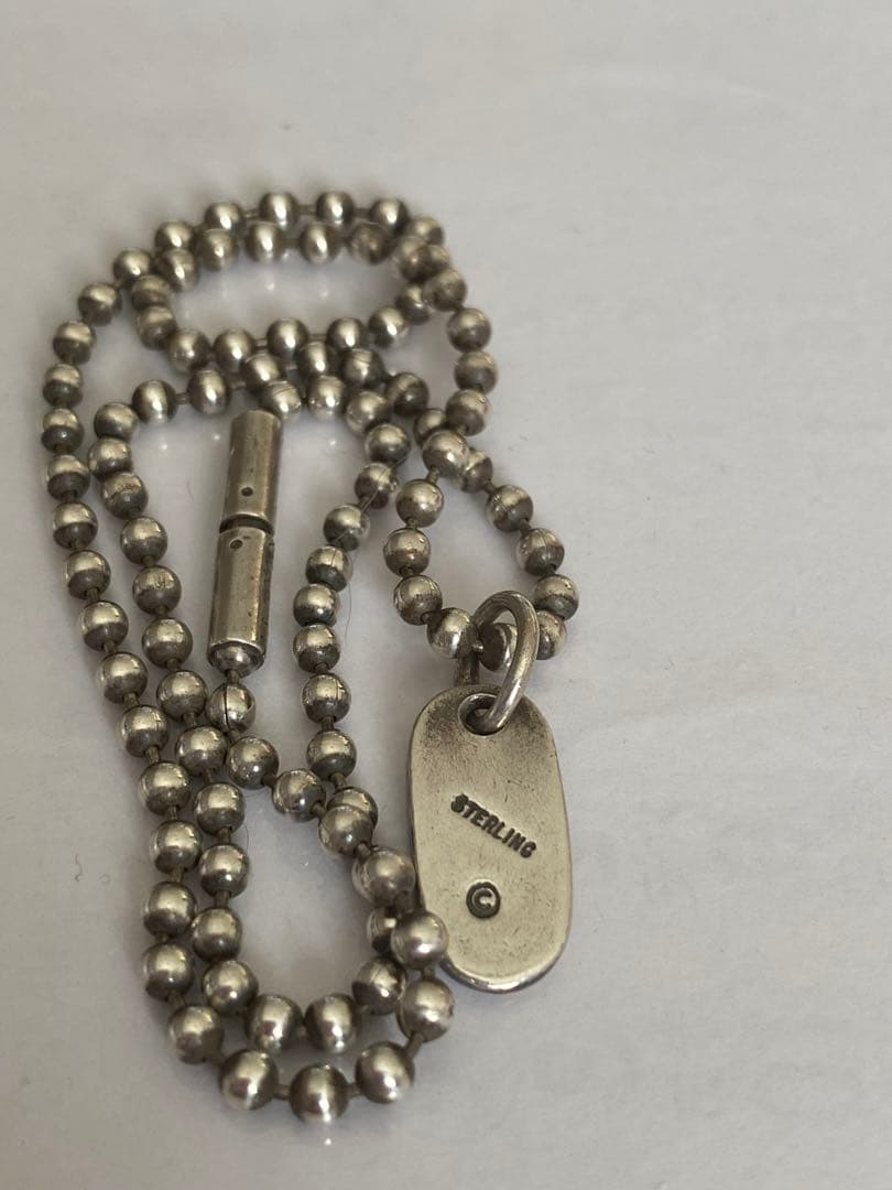 【値下げ中】ビルウォールレザー ボールチェーン タグ