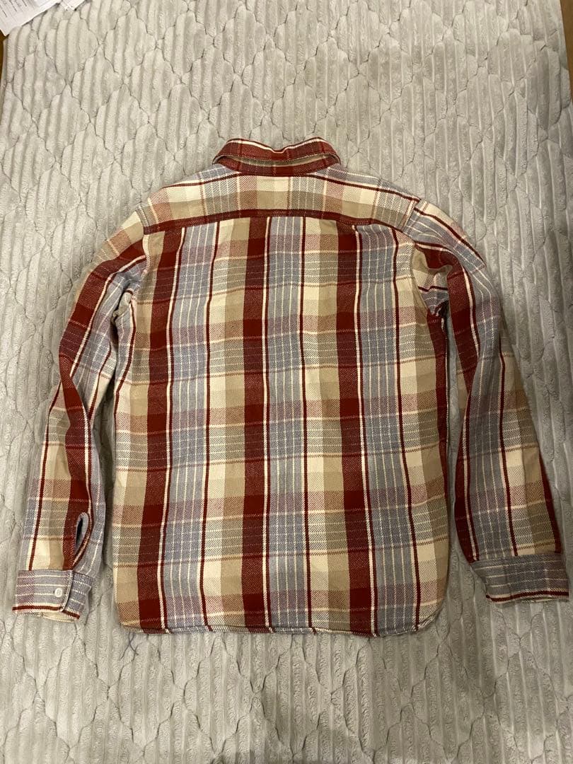 極美品　ザ　リアルマッコイズ　ネルシャツ　16 ウエアハウス