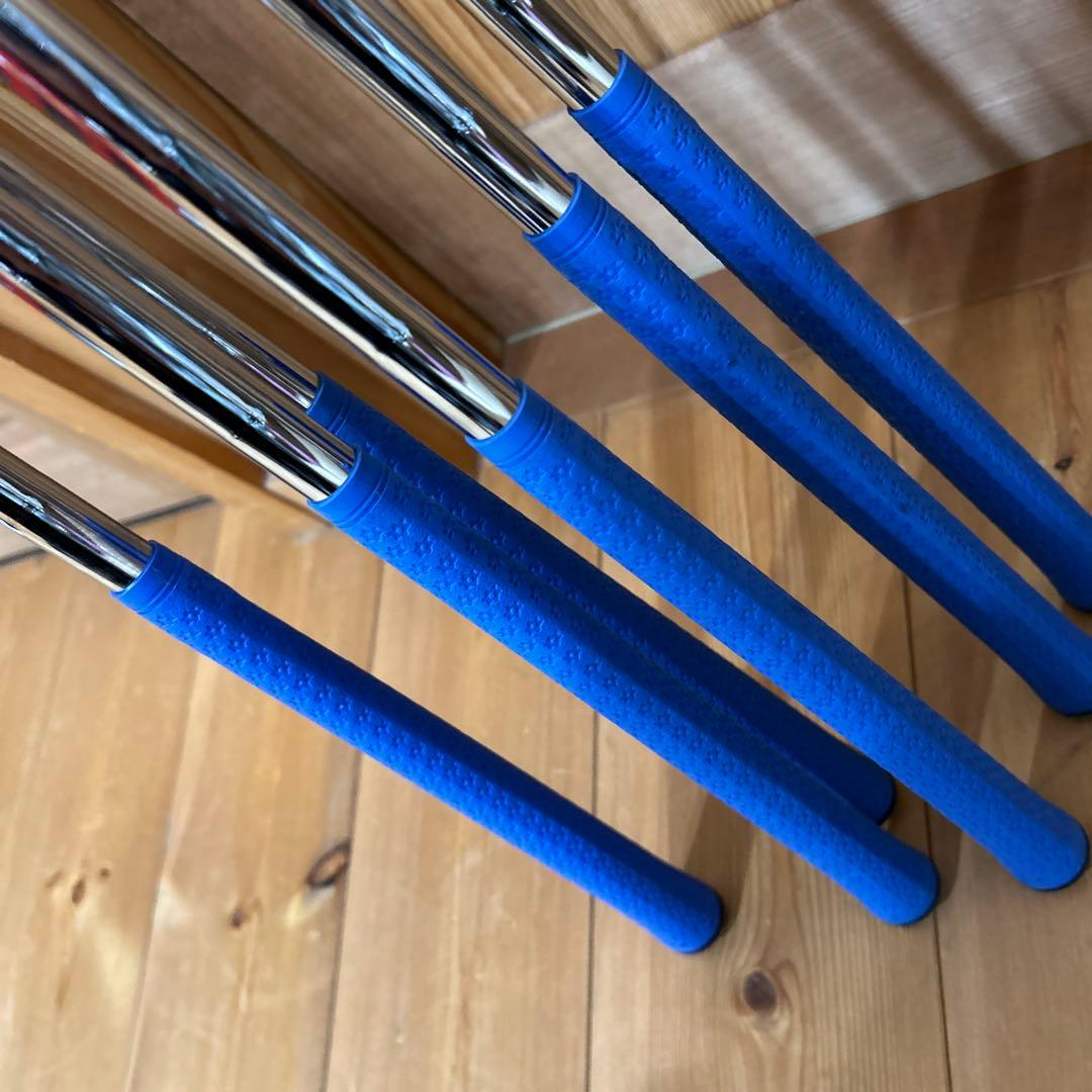 カムイプロ　ＫＰ.＿105アイアンセット 6本 青色グリップ