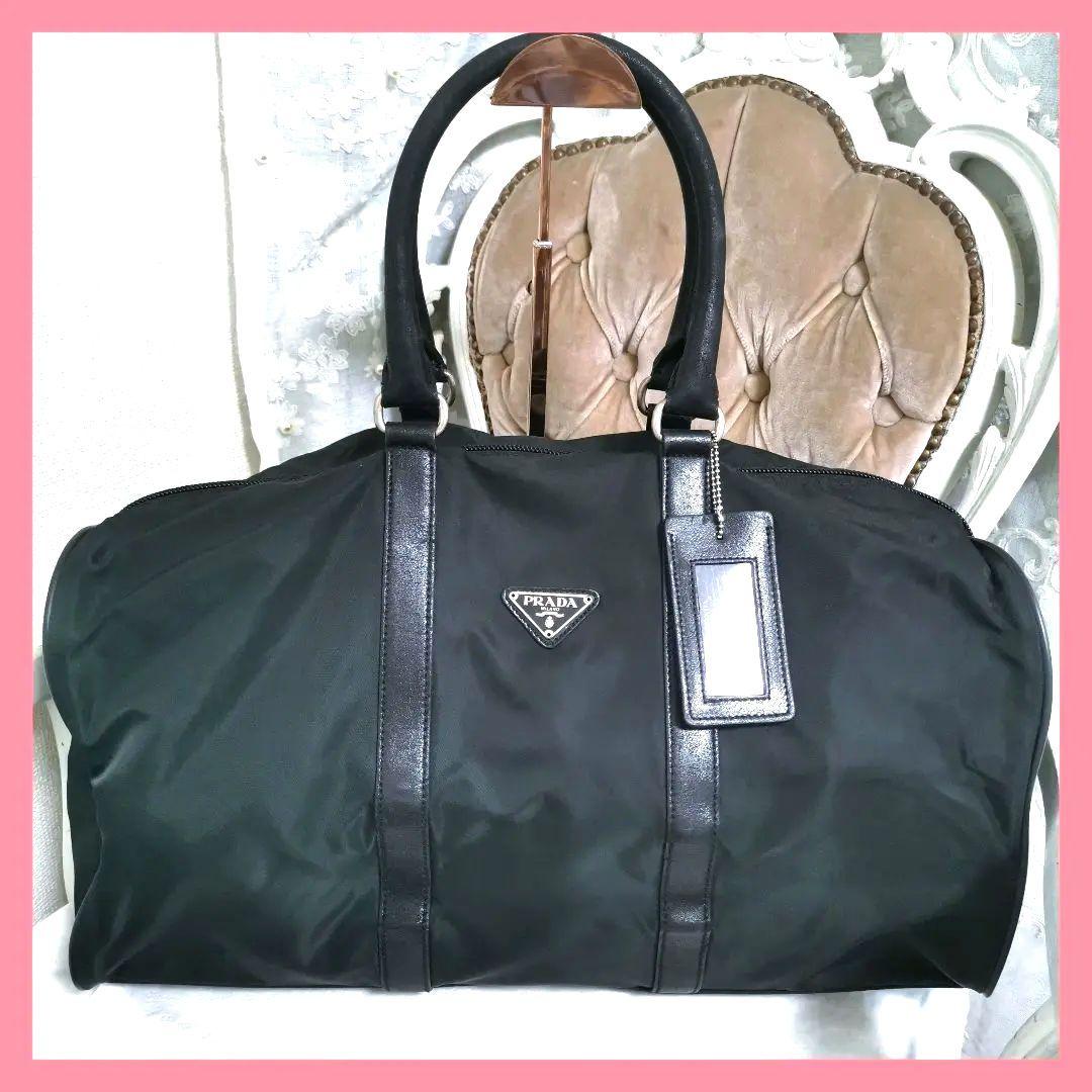 【正規品】プラダPRADA 肩掛けボストンバッグ 鑑定済！