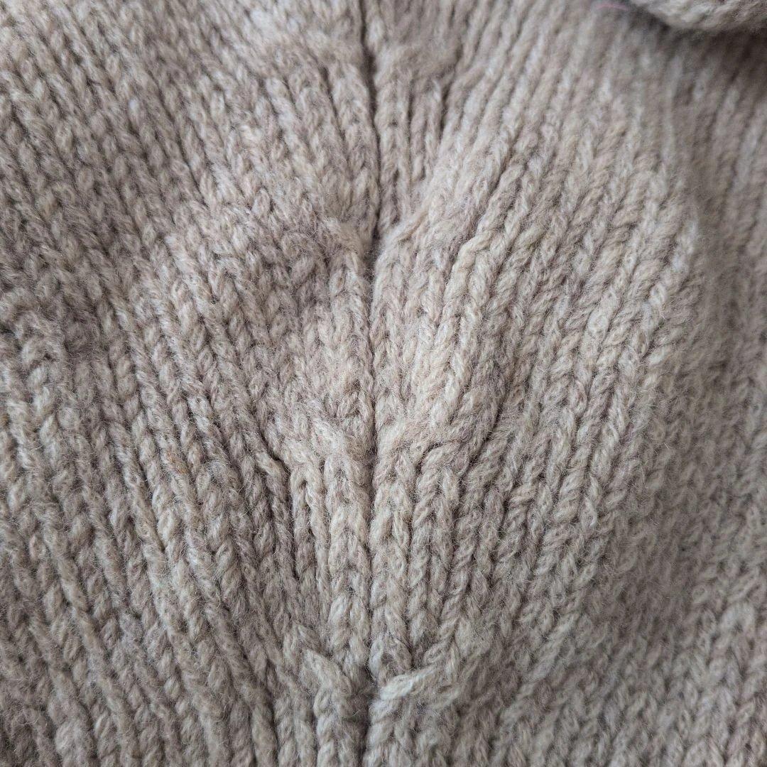 ワイズ　ヨウジヤマモト　オーバーサイズ ドレープネック ニットセーター