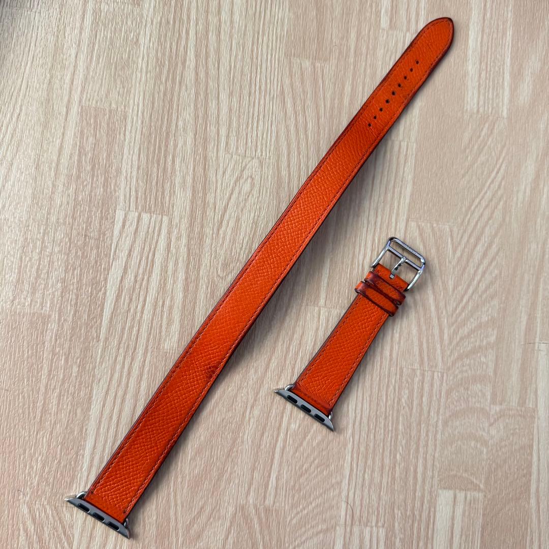 2408 Apple Watch エルメス　オレンジ　ドゥブルトゥール　エプソン